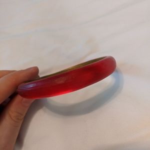 Alexis Bittar Tapered Red Bangle